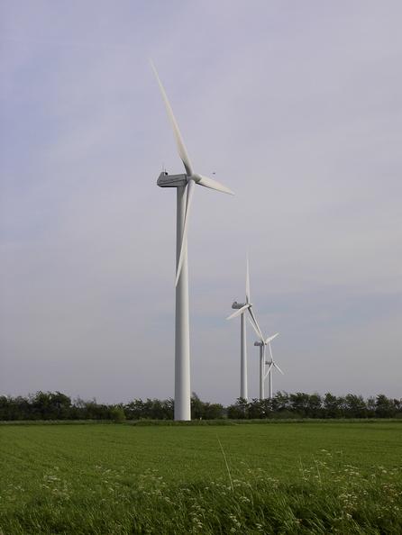 Part of 11 MW wind park with 750 kW turbines
